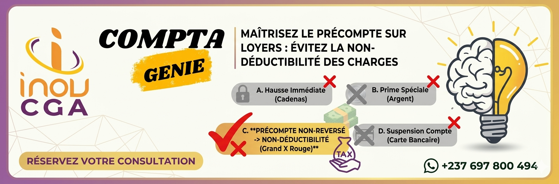 Risque fiscal : ce que cache un simple défaut de précompte sur loyer